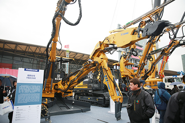 TWZ260 carro de sub-exclavación de Xugong dirige la mecanización de construcción de metro